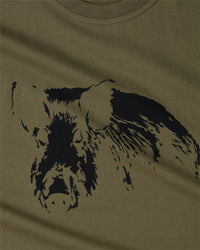 Tricou Parforce Essential cu Print Mistreț - Oliv - imagine 2