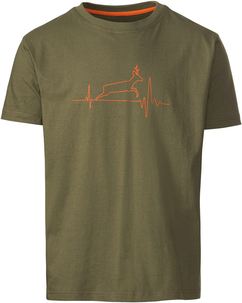 Tricou Vânătoare Parforce Essential Bock-Beat, Oliv